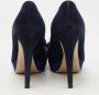 Miu Pre-owned Suede heels Blue Dames - Thumbnail 5