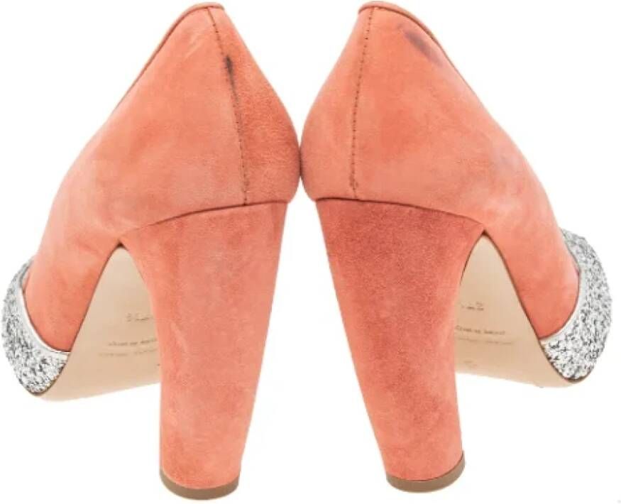 Miu Pre-owned Suede heels Gray Dames