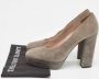 Miu Pre-owned Suede heels Gray Dames - Thumbnail 9