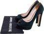 Miu Pre-owned Suede heels Green Dames - Thumbnail 8