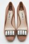 Miu Pre-owned Suede heels Pink Dames - Thumbnail 3