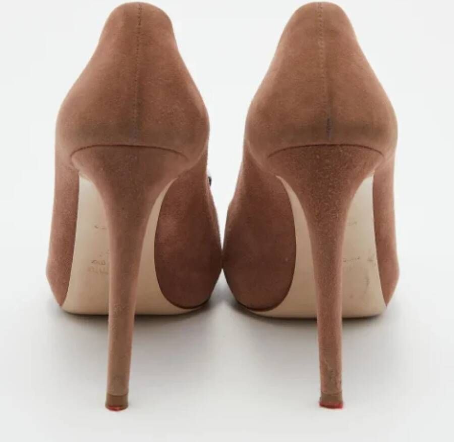 Miu Pre-owned Suede heels Pink Dames