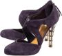 Miu Pre-owned Suede heels Purple Dames - Thumbnail 3