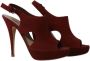 Miu Pre-owned Suede heels Red Dames - Thumbnail 3