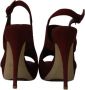 Miu Pre-owned Suede heels Red Dames - Thumbnail 4