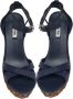 Miu Pre-owned Suede sandals Blue Dames - Thumbnail 2