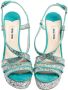 Miu Pre-owned Suede sandals Blue Dames - Thumbnail 2