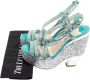 Miu Pre-owned Suede sandals Blue Dames - Thumbnail 7