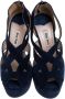 Miu Pre-owned Suede sandals Blue Dames - Thumbnail 2