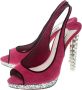 Miu Pre-owned Suede sandals Pink Dames - Thumbnail 3