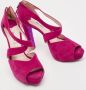Miu Pre-owned Suede sandals Pink Dames - Thumbnail 4