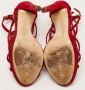 Miu Pre-owned Suede sandals Red Dames - Thumbnail 6