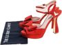 Miu Pre-owned Suede sandals Red Dames - Thumbnail 7
