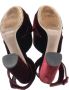 Miu Pre-owned Velvet heels Red Dames - Thumbnail 6