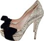 Miu Pre-owned Velvet heels Yellow Dames - Thumbnail 3