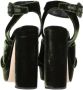 Miu Pre-owned Velvet sandals Green Dames - Thumbnail 6