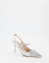 Miu Pumps & high heels Leather High Heels Glitter in zilver - Thumbnail 3