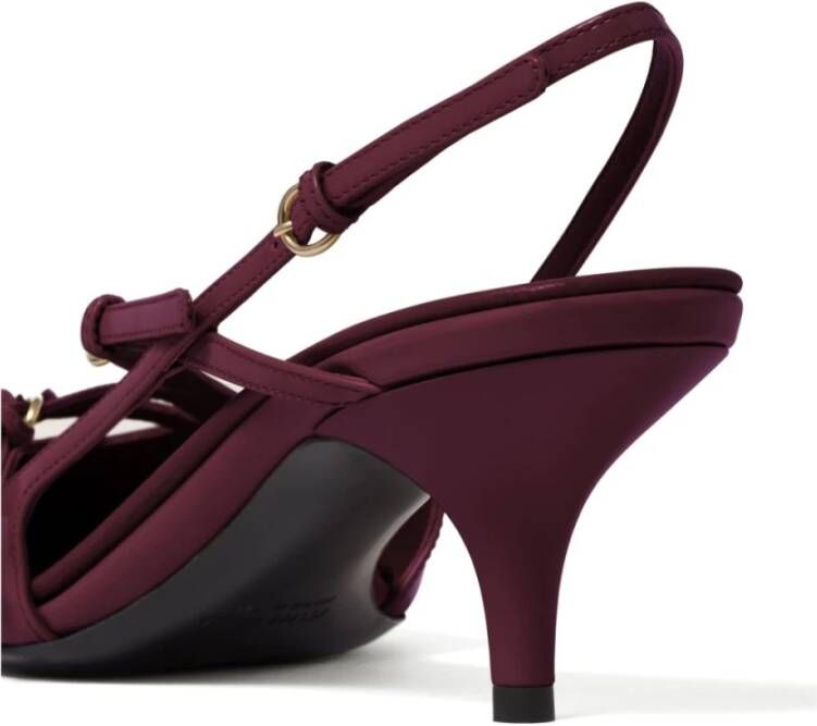 Miu Rode Lakleren Slingback Hakken