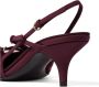 Miu Rode Lakleren Slingback Hakken - Thumbnail 2
