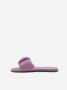 Miu Leren Sandalen met Strikdetail Roze Dames - Thumbnail 4