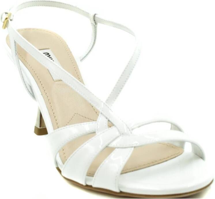 Miu Boho Chic Zomer Sandalen Wit Dames