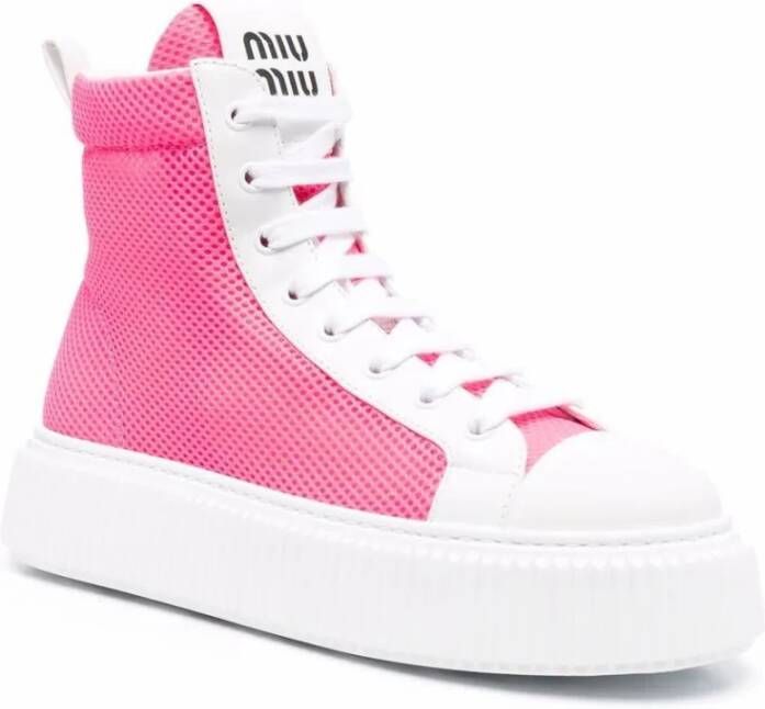 Miu Sneakers Roze Dames
