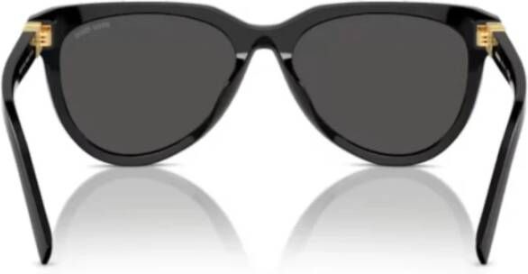 Miu Stijlvol Zwart Leren Loafers