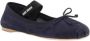 Miu Strik Stijl Ballerina's Blue Dames - Thumbnail 2