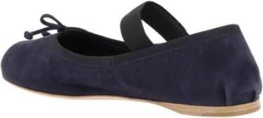 Miu Strik Stijl Ballerina's Blue Dames