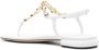 Miu Witte Leren Sandalen met Strass White Dames - Thumbnail 3