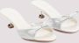 Miu Witte parel leren sandalen White Dames - Thumbnail 3