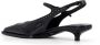 Miu Zwarte gehakte brogue sandalen - Thumbnail 2