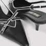 Miu Zwarte leren slingback hakken - Thumbnail 2