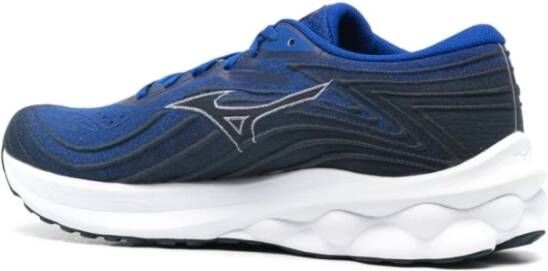 Mizuno Blauwe Mesh Panel Sneakers Blue Heren