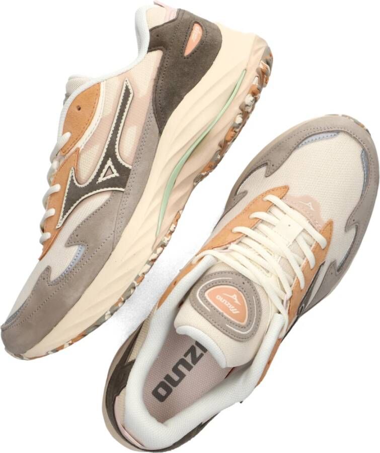 Mizuno Grijze Combi Sneakers