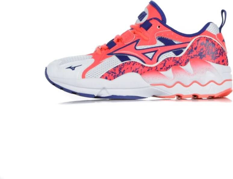 Mizuno Heren lage schoen in wit koraal blauw Multicolor Heren