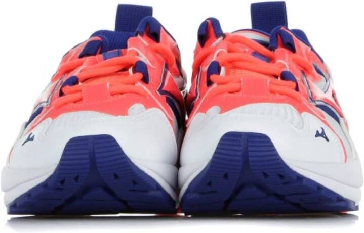 Mizuno Heren lage schoen in wit koraal blauw Multicolor Heren