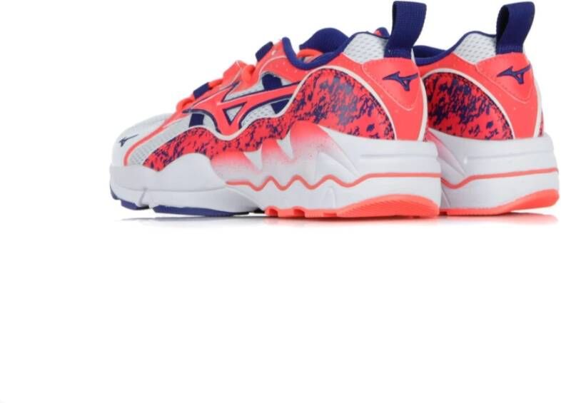 Mizuno Heren lage schoen in wit koraal blauw Multicolor Heren