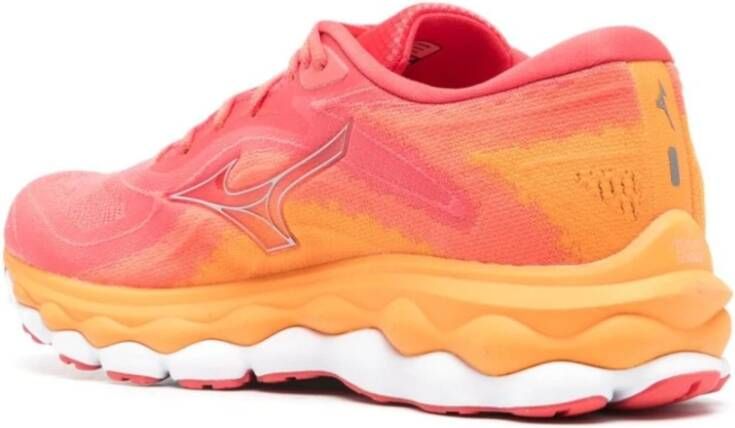 Mizuno Koraalroze Gebreide Sneakers Multicolor Heren