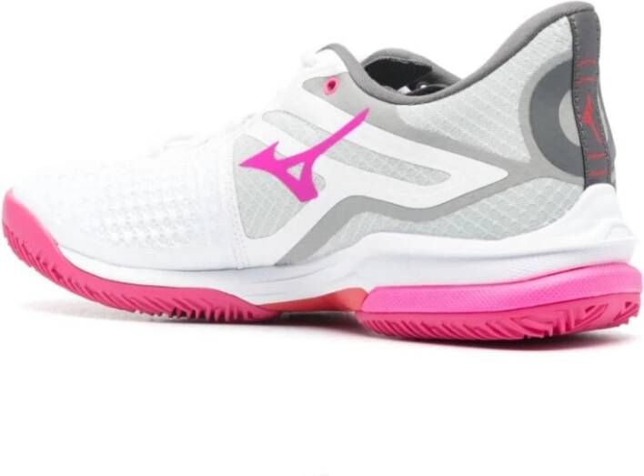Mizuno Roze Sneakers met Reliëf Afwerking Multicolor Dames