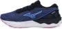 Mizuno Wave Skyrise 3 Dames Sportschoenen Hardlopen Weg blauw zilver - Thumbnail 3