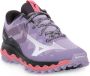 Mizuno Wave Mujin 9 Trailrunningschoenen Pastel Lilac White Sunkissedcora Dames - Thumbnail 3