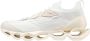 Mizuno Sneakers van Technische Stof met Rubberen Details White Dames - Thumbnail 5