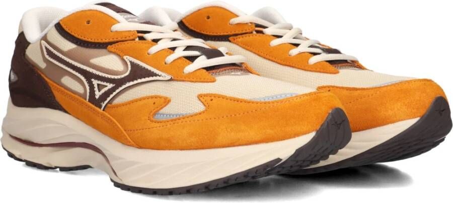 Mizuno Wave Rider B Low-Top Sneakers Orange Heren