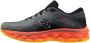 Mizuno WAVE RIDER 27 heren hardloopschoenen J1G 51 grijs oranje - Thumbnail 5