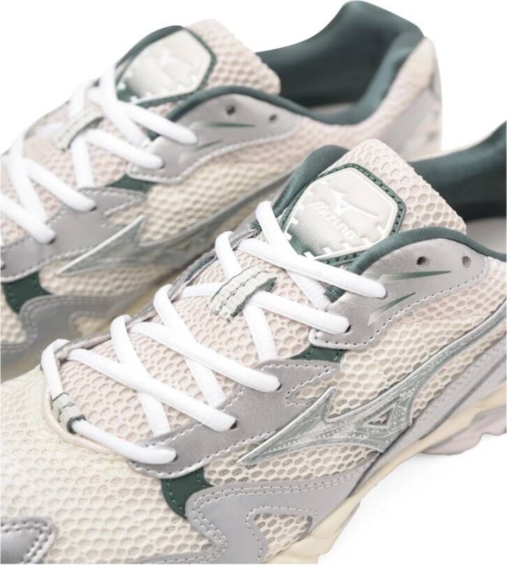 Mizuno Witte Sneakers met Zilveren Voering