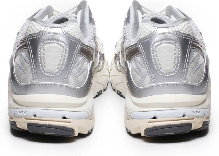 Mizuno Zilveren Wave Sneakers met Schuim Voetbed Gray Heren