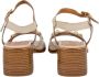 MJUS Beige Leren Enkelband Sandalen Beige Dames - Thumbnail 4