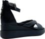 MJUS Flat Sandals Black Dames - Thumbnail 3