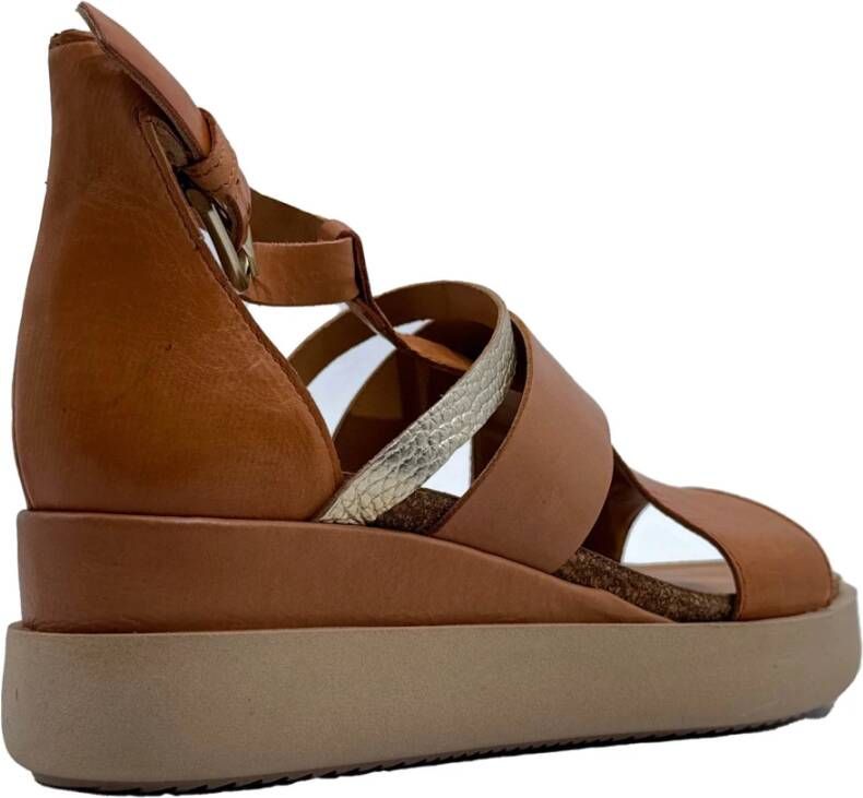 MJUS Flat Sandals Brown Dames